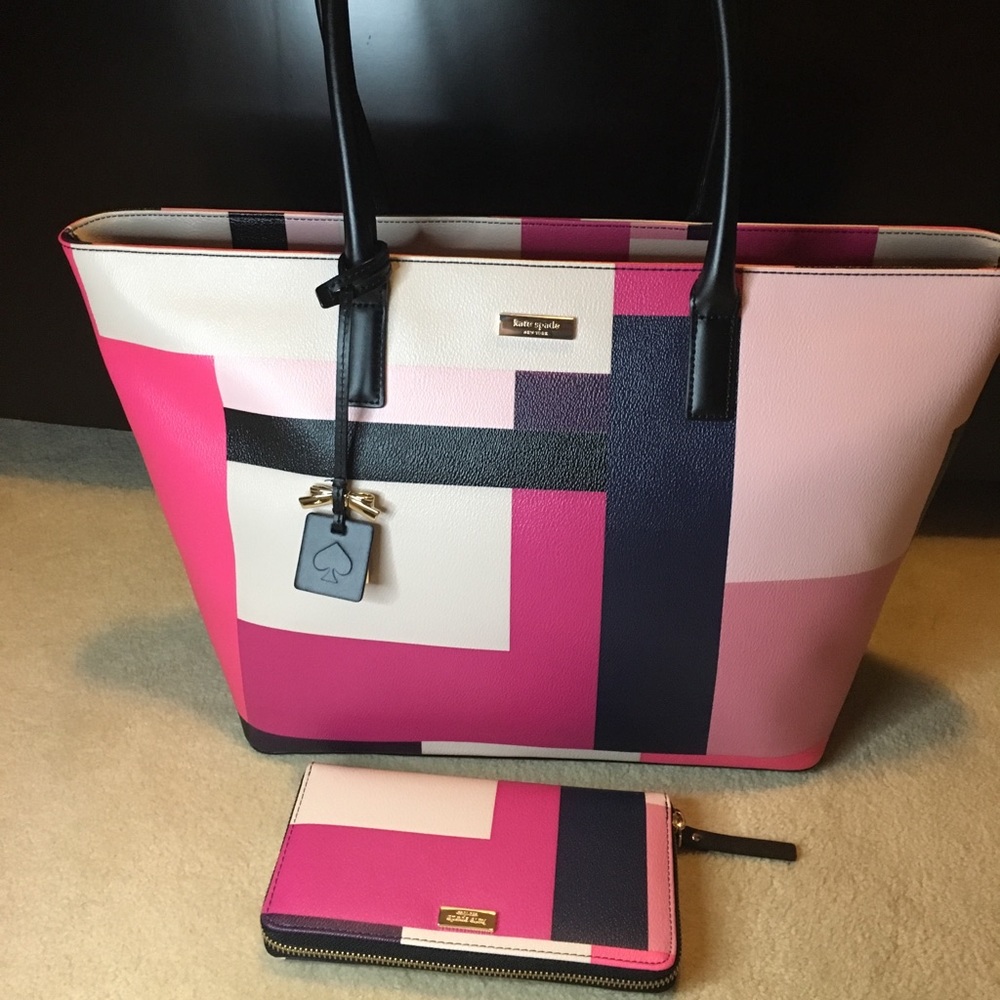 Kate Spade Muticolor Bag w/ Wallet